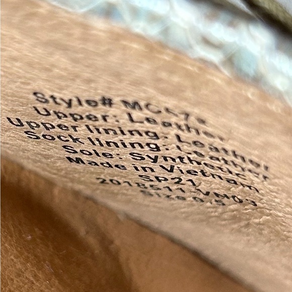 Madewell The Adelle Ballet Mule in Snake Embossed Leather - Picture 12 of 13